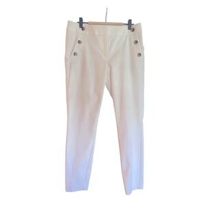 Women’s Loft White Size 8 Skinny Ankle Pants. Great Condition!!